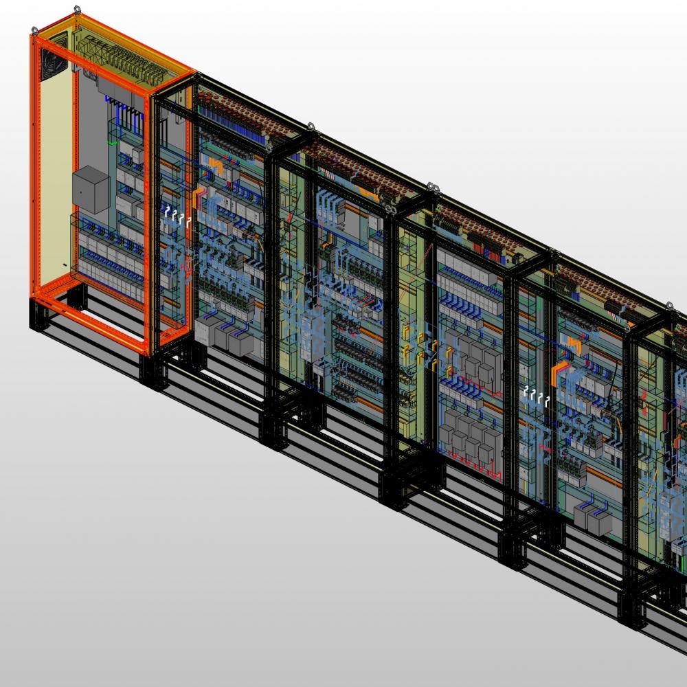 Schakelkast - 3d design