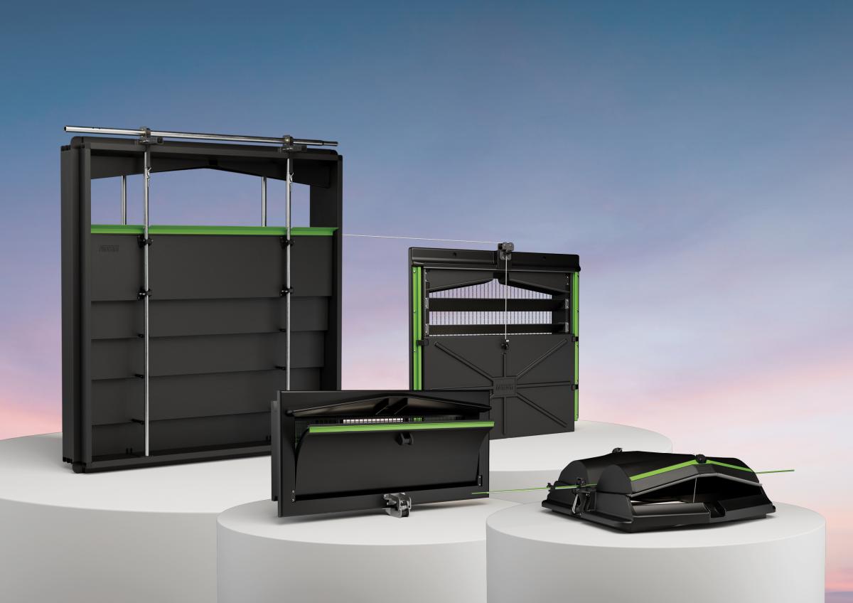 Fantura luchtinlaatsysteem van Fancom vanaf nu uitgevoerd in zwart